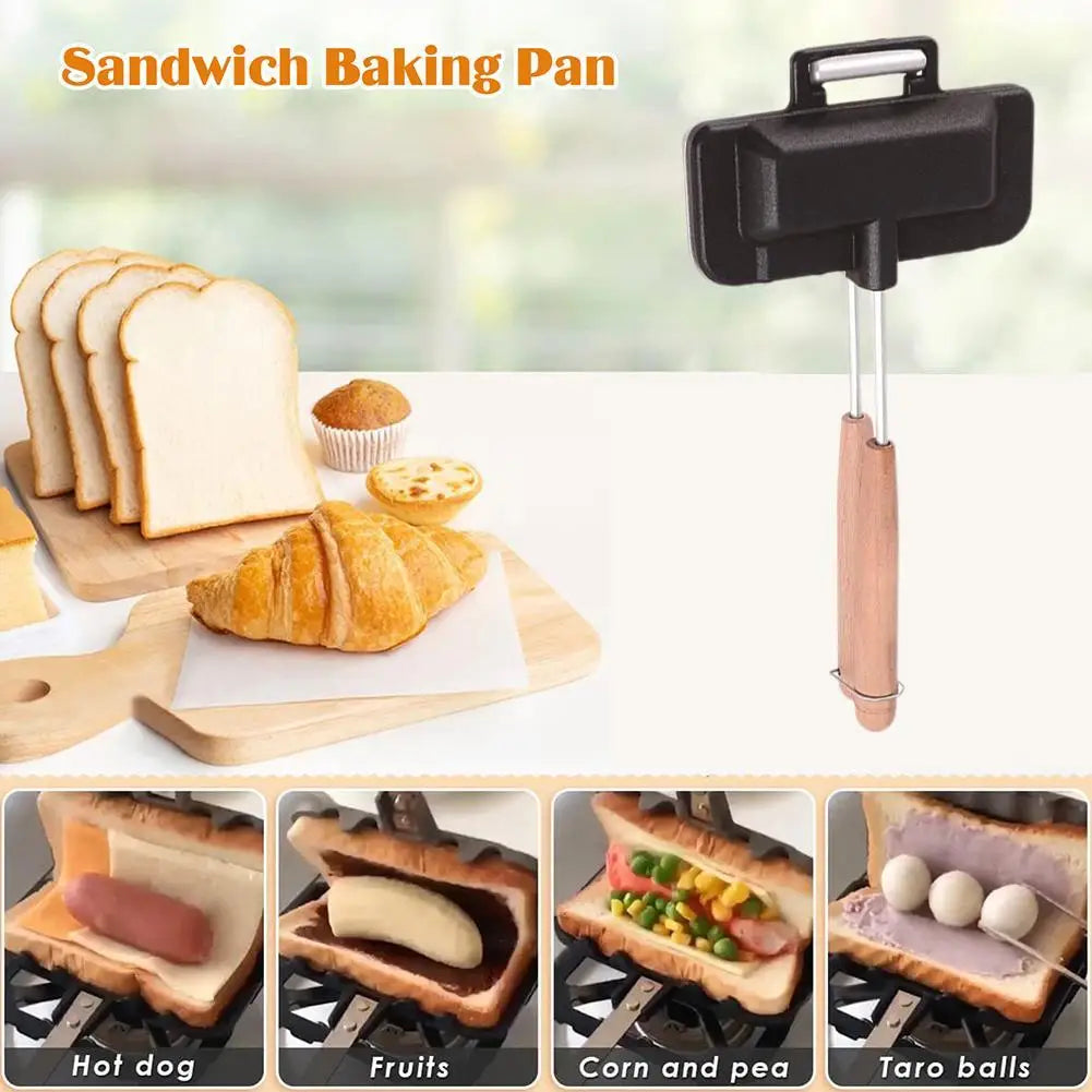 Double-Sided Quick Snack Non-Stick Sandwich Maker