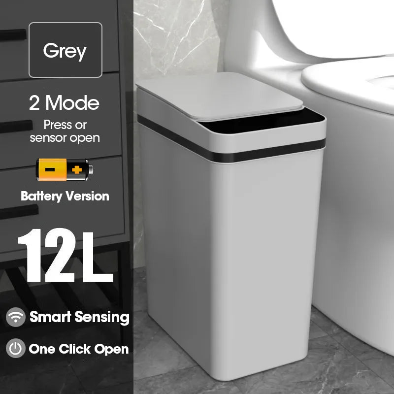 Waterproof Smart Wave Sensor Automatic Trash Can