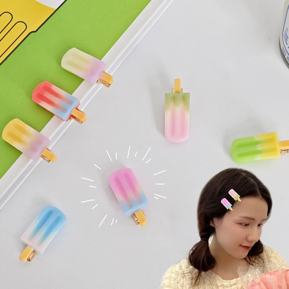 Mini Ice Cream Hairpins