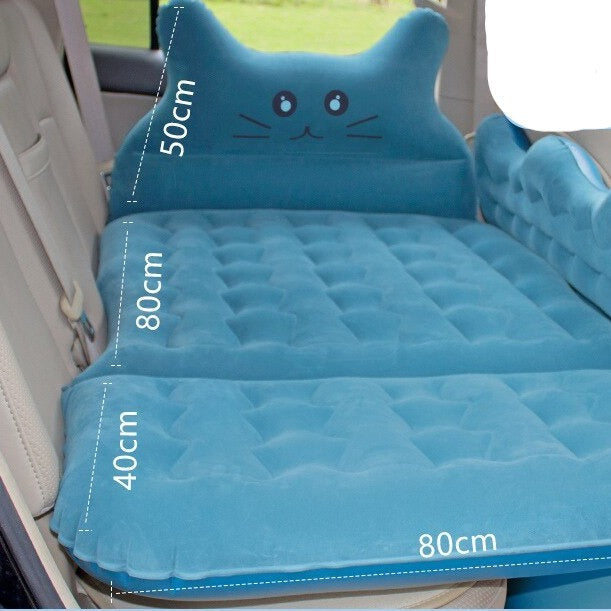 Cat Inflatable Car Back Seat Bed