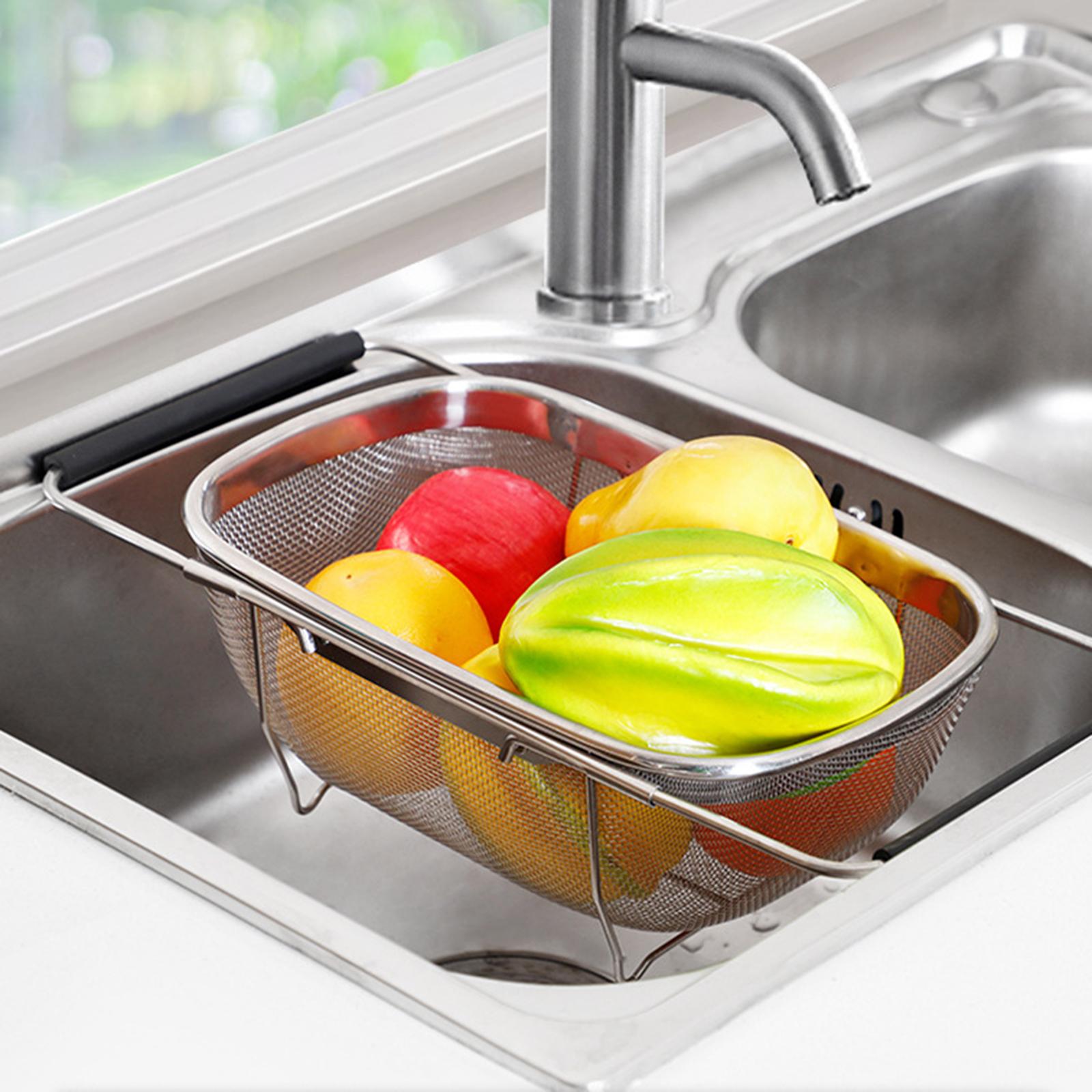 Over The Sink Telescopic Dish Rack