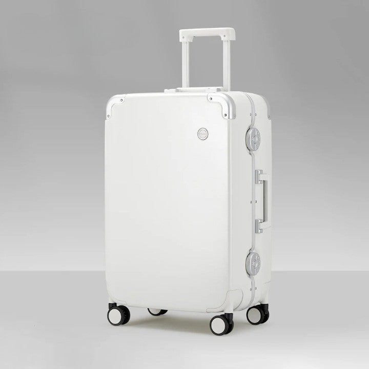 Durable Aluminum Frame Metal Corner Business Travel Suitcase