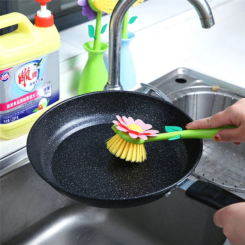 Flower Vase Creative Cleaning Brush