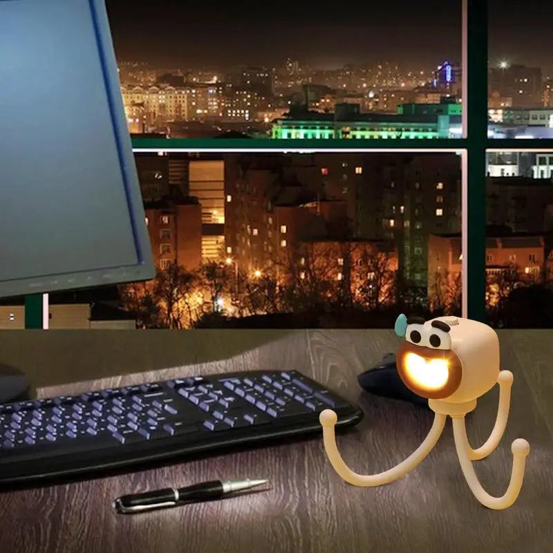 Adjustable Octopus Night Lamp Phone Holder