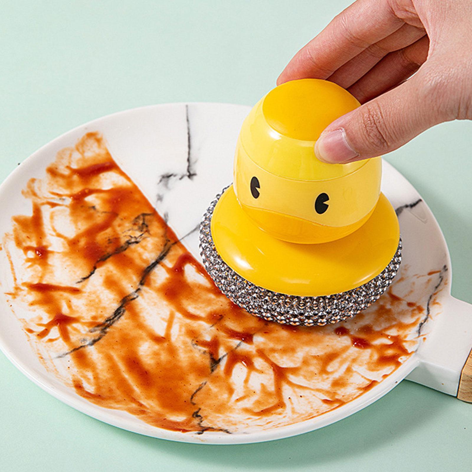 Duck Shape Dishwashing Scrubber