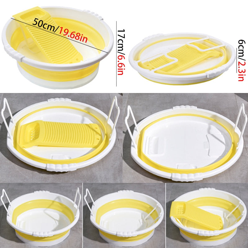 Foldable Household Laundry Mini Basin