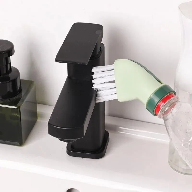 Multifunctional Bottle Cap Dead Angle Cleaning Brush