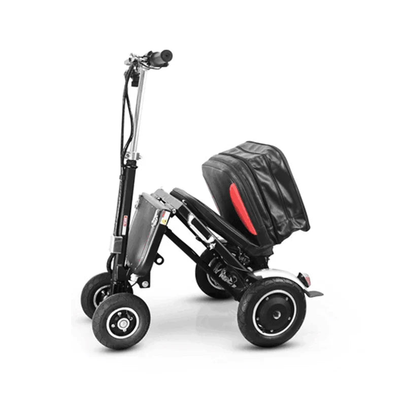 Foldable 4-Wheel Electric Elderly Mobility Scooter