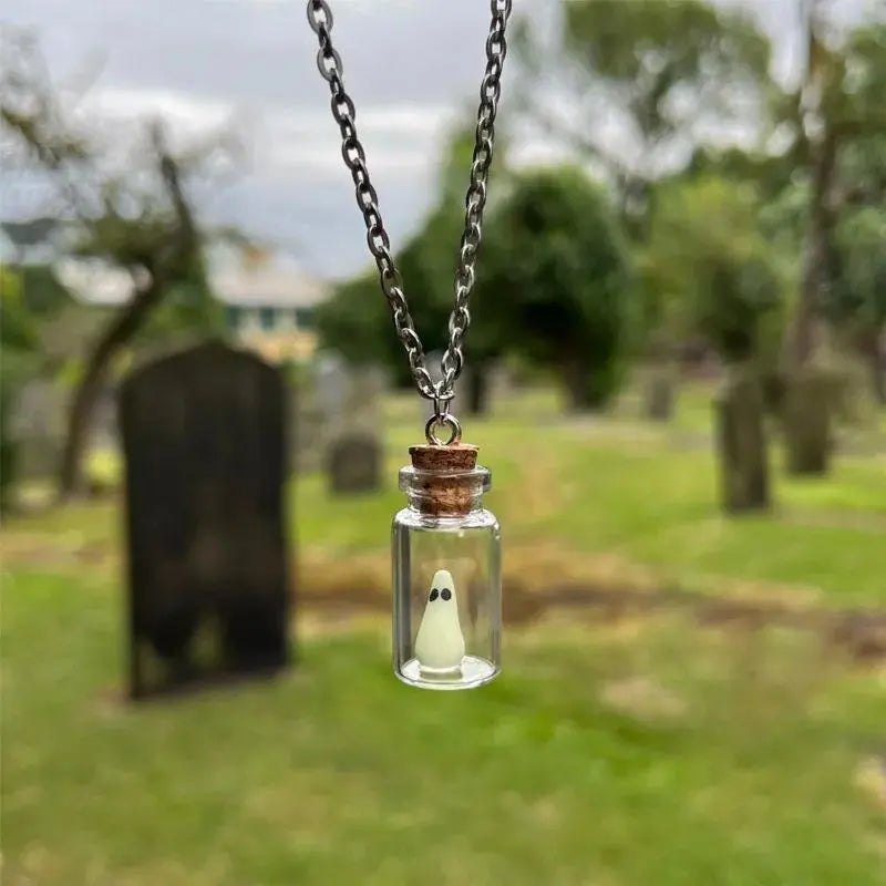 Mystic Night Glow Ghost Necklace