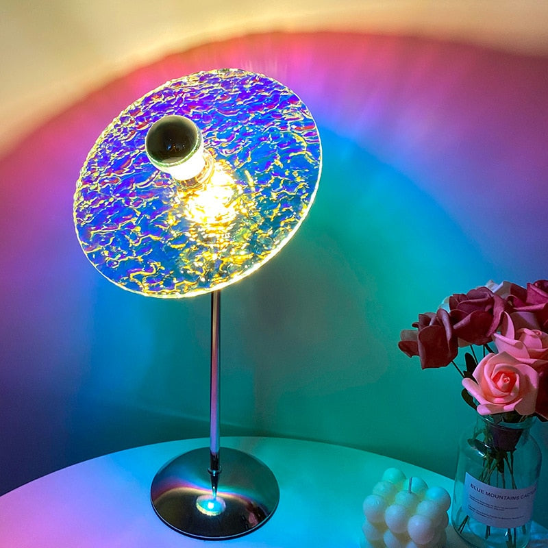 Sunset Atmosphere Rainbow Table Lamp