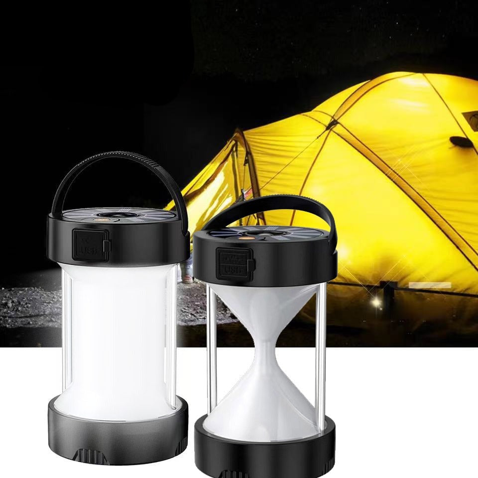 Magnetic Solar Powered Emergency Camping Light