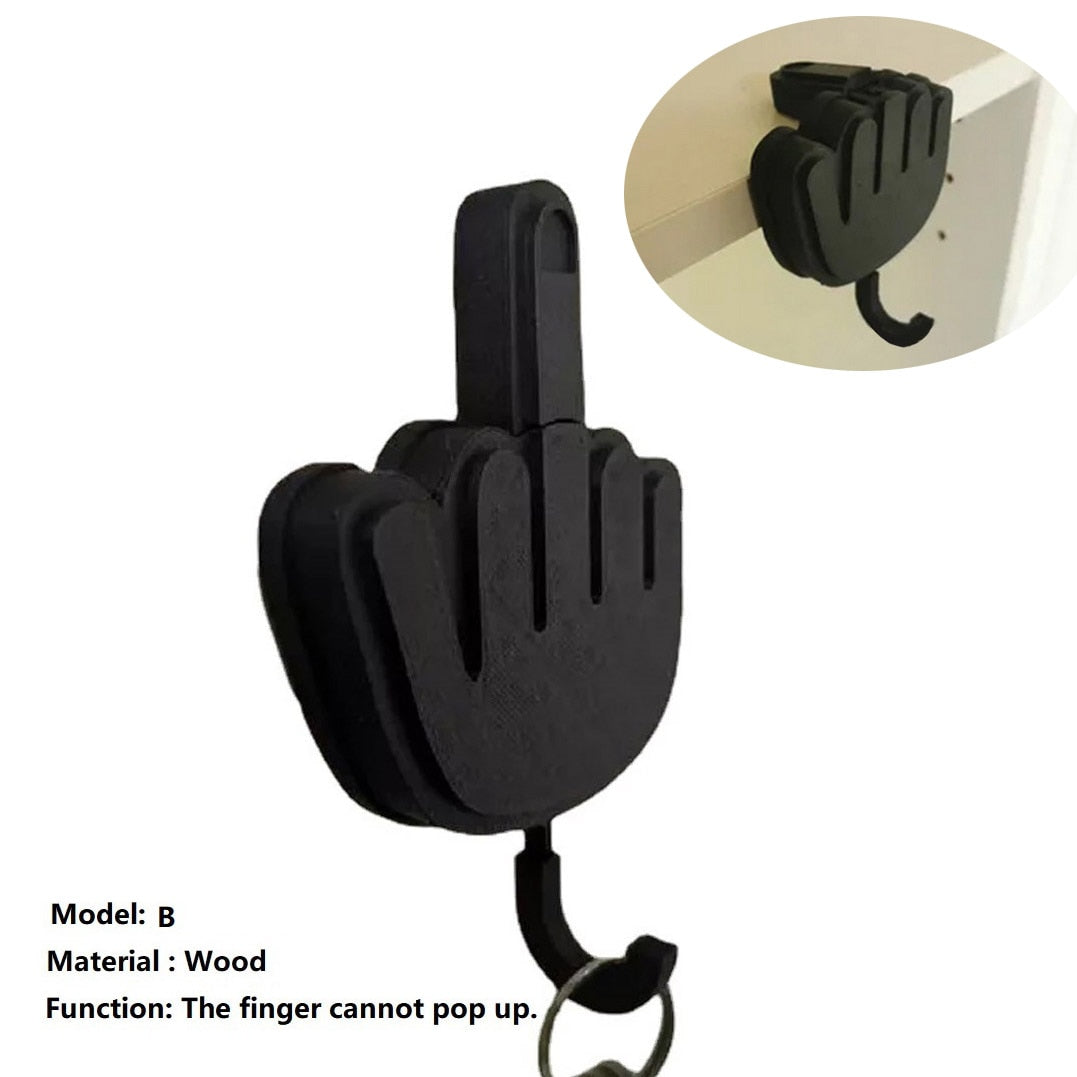 Middle Finger Wall Key Hook