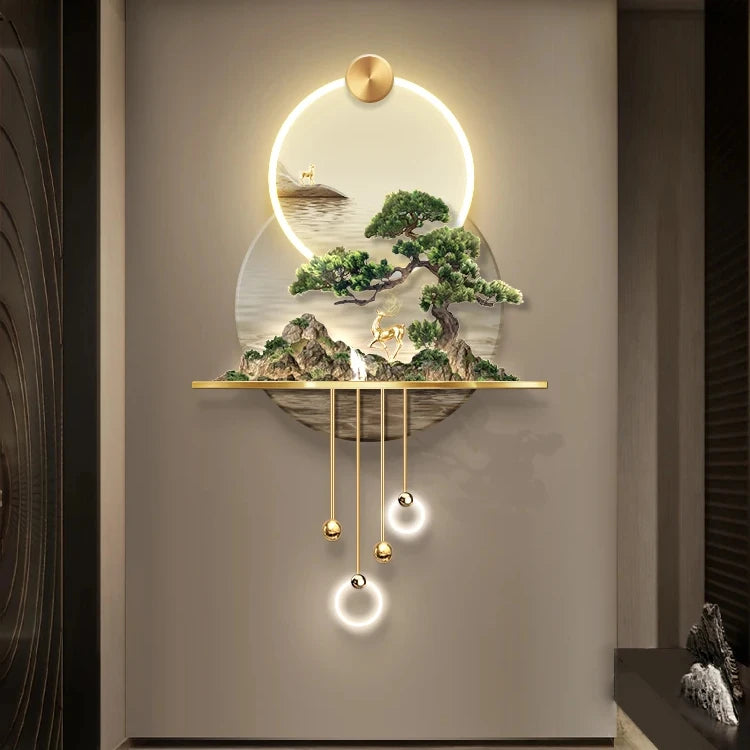 3D Tropical LED Artistic Tropical Wall Lamp