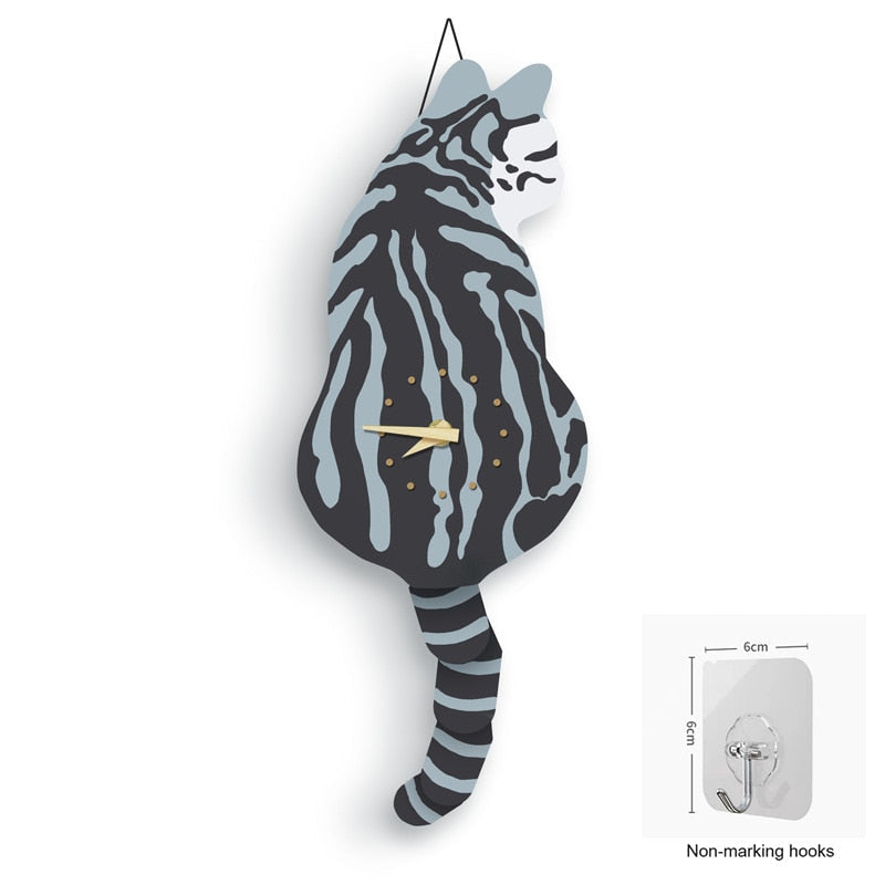 Creative Cat Wall Clock