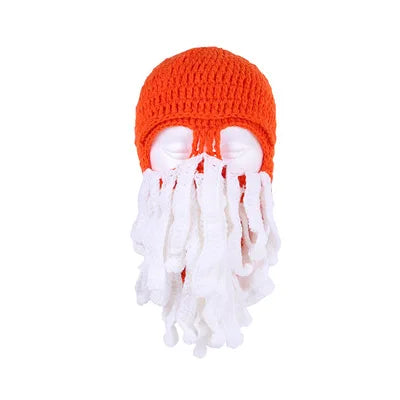 Octopus Tentacle Knitted Face Winter Mask