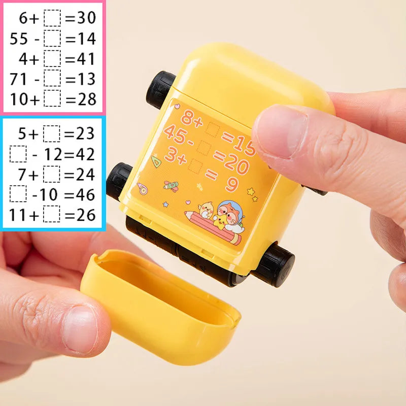 Quick Quiz Math Question Maker Roller Stamp