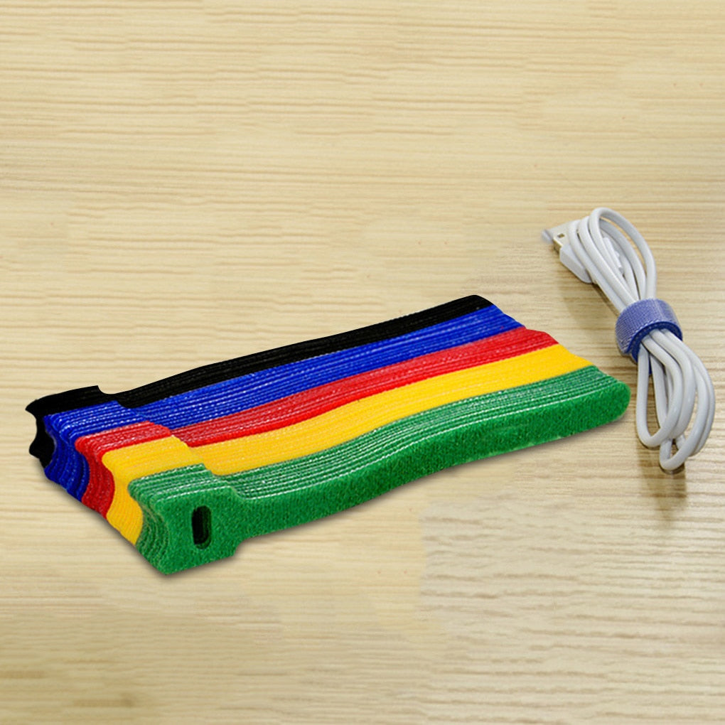 Multicolor Separable Cable Organizer Ties