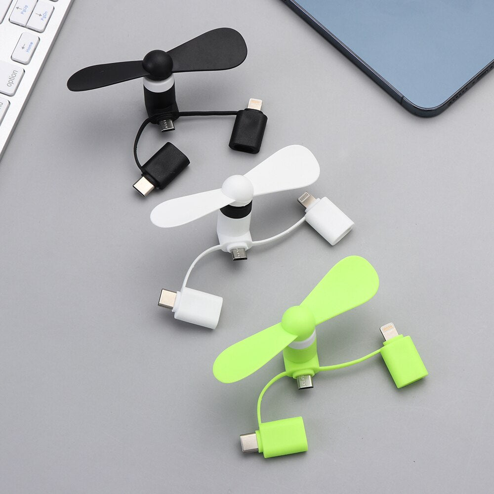 Portable Mini Phone USB Fan