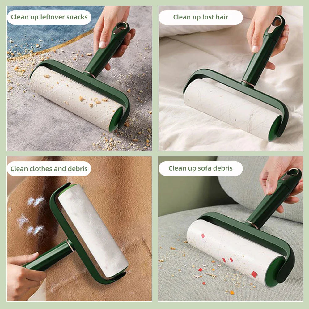 Wide Sticky Clean Paws Pet Hair Lint Roller