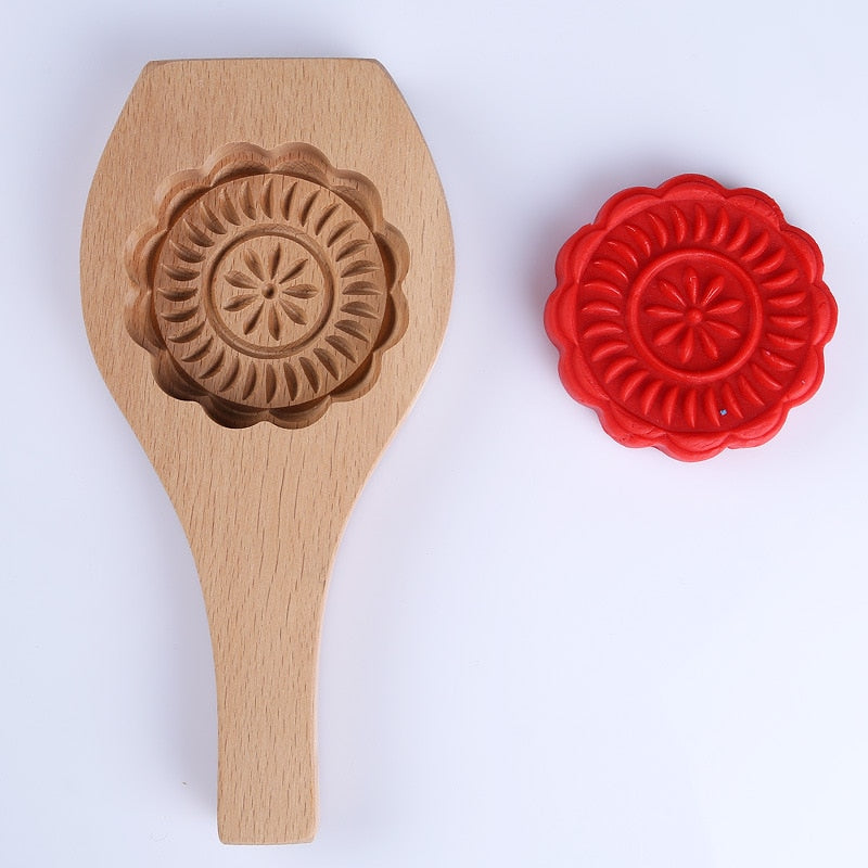 3D Wooden Baking Decorative Molds