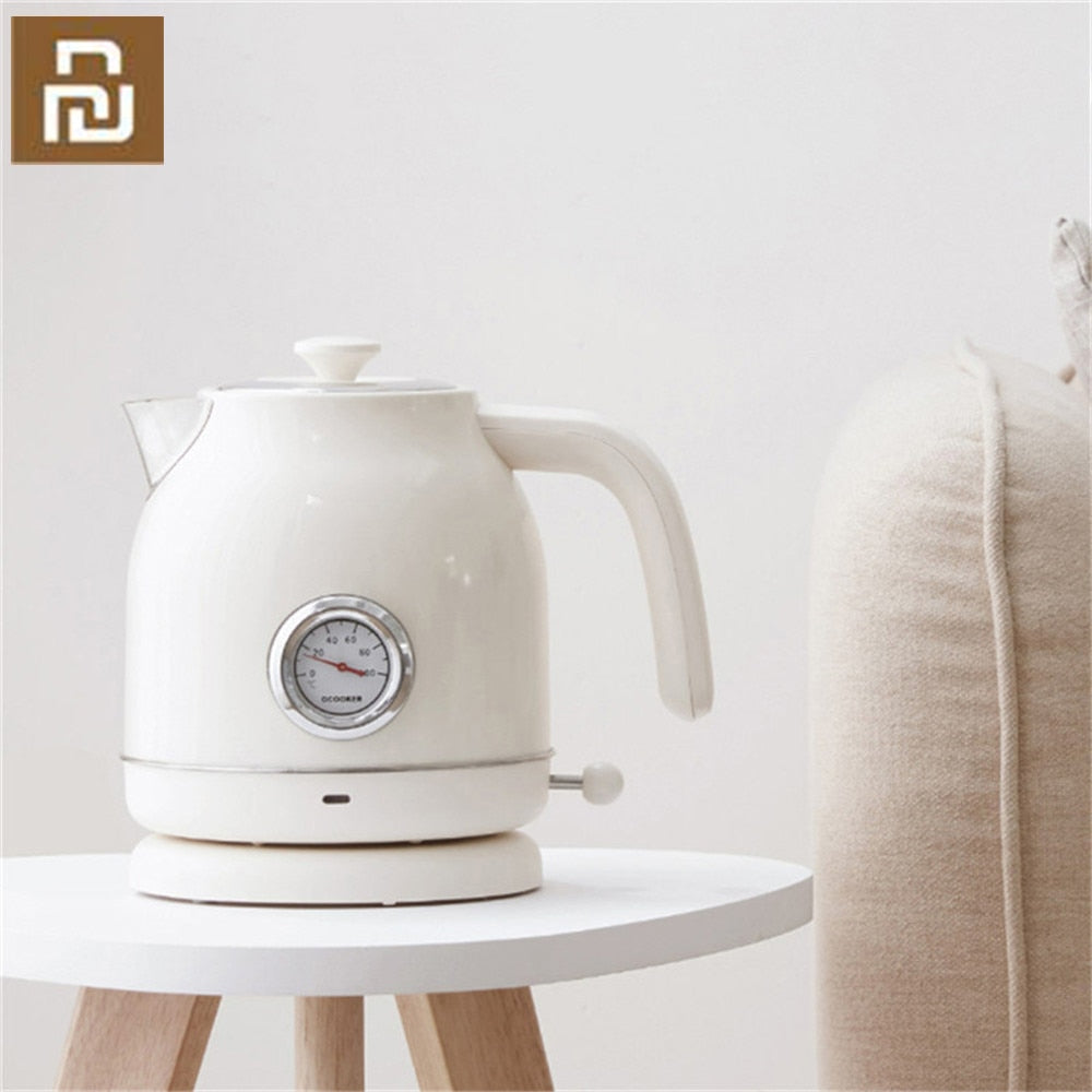 Retro Style Electric Temperature Control Kettle