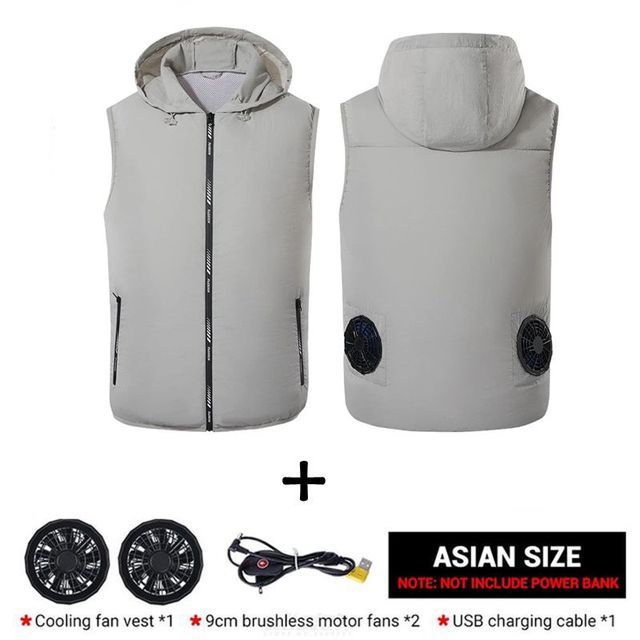 Outdoor Summer Cooling Fan Jacket