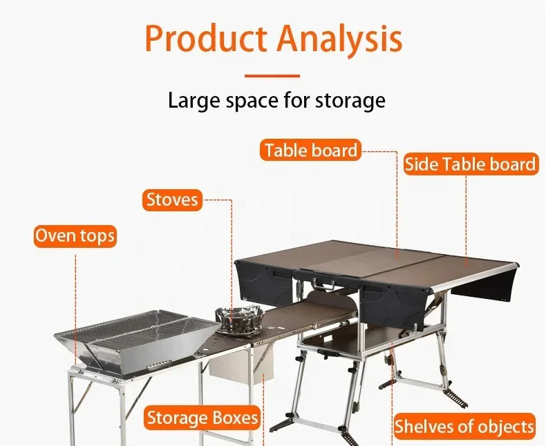 Ultimate Camping Foldable Kitchen Station