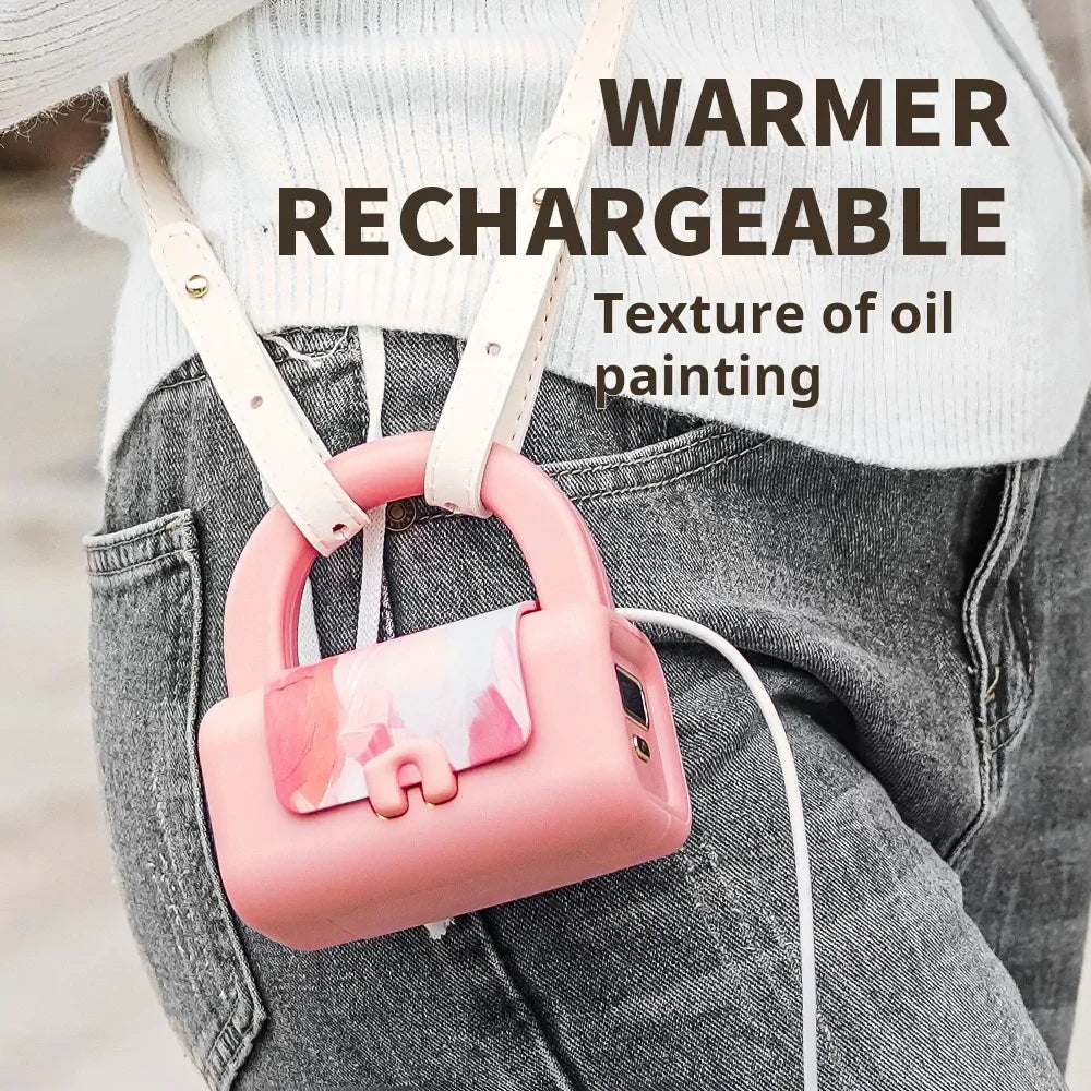 Handbag Digital Display Hand Warmer Power Bank