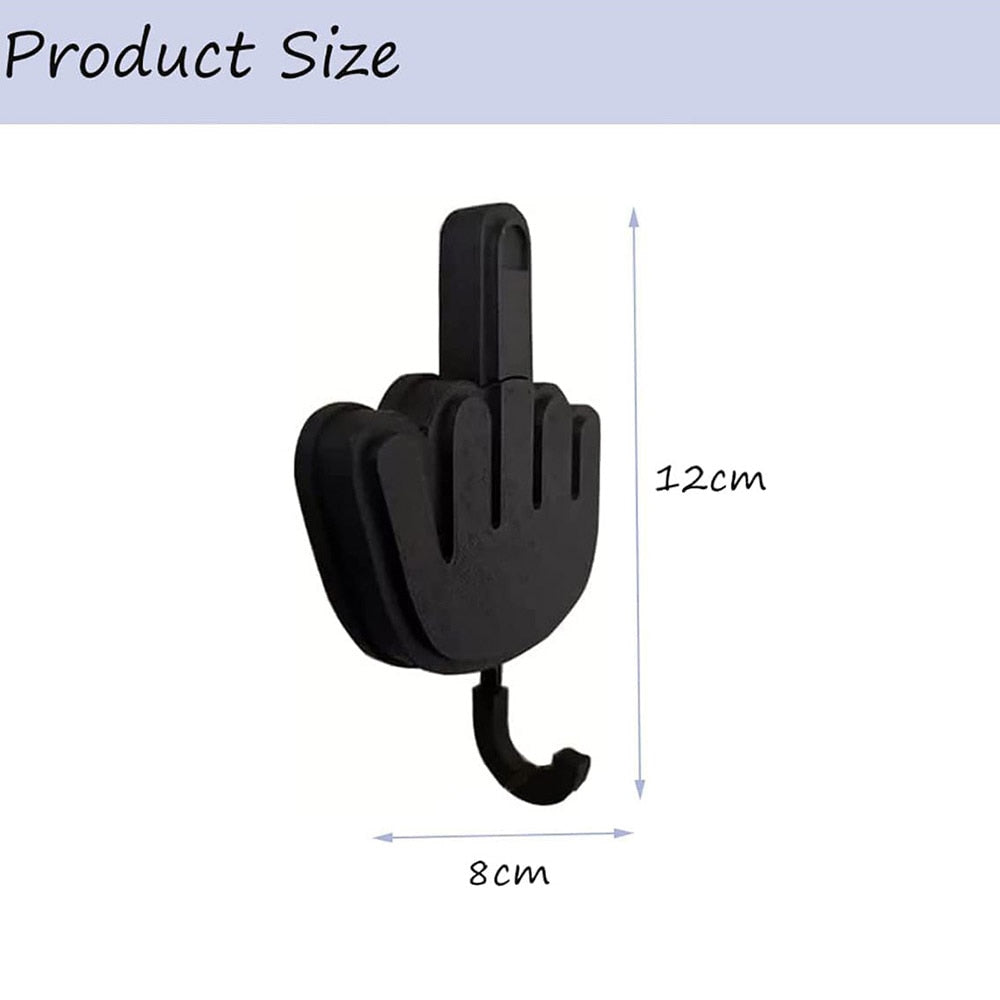 Middle Finger Wall Key Hook