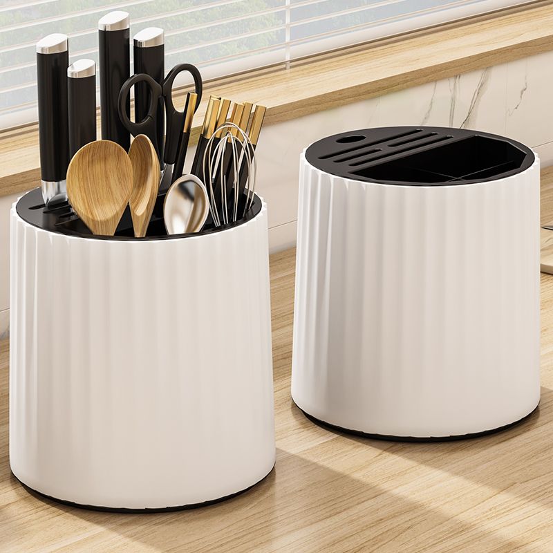 Easy Storage Cylinder Kitchen Silverware Holder