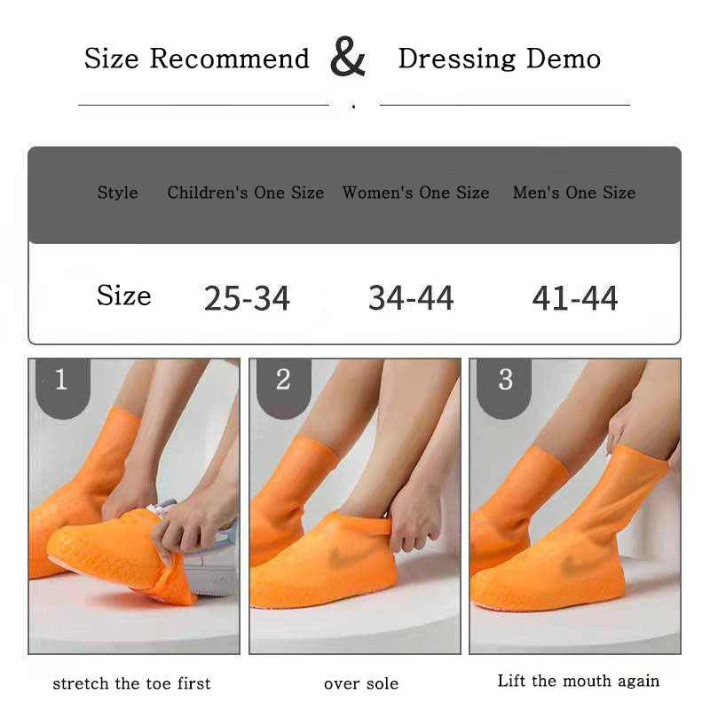 Anti-slip Double Layer Waterproof Shoe Cover