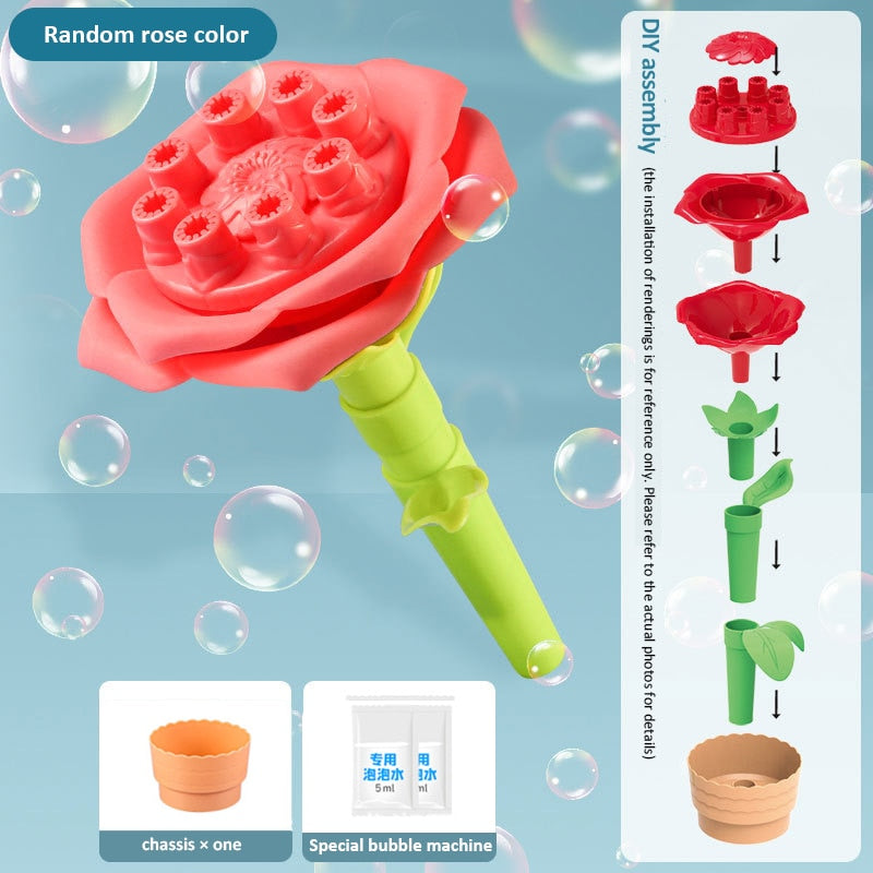 Flower Bubble Maker Toy