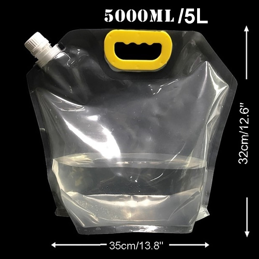 Reusable Transparent Liquid Dispenser Bag