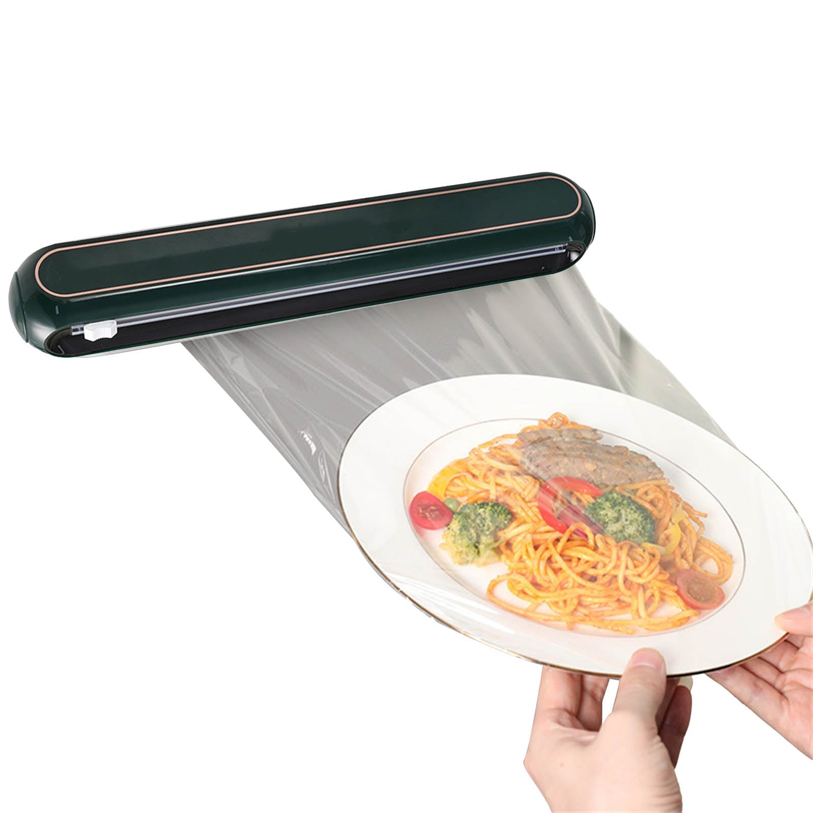 Wall-Mounted Automatic Plastic Wrap Dispenser