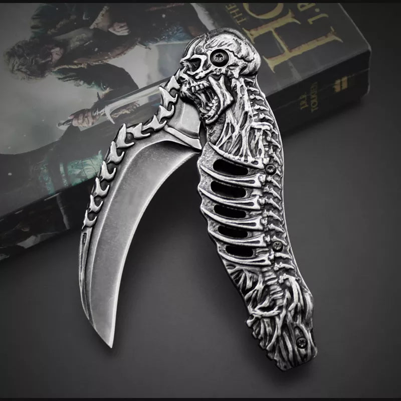 Tactical Nigh Skull Foldable Pocket Knife