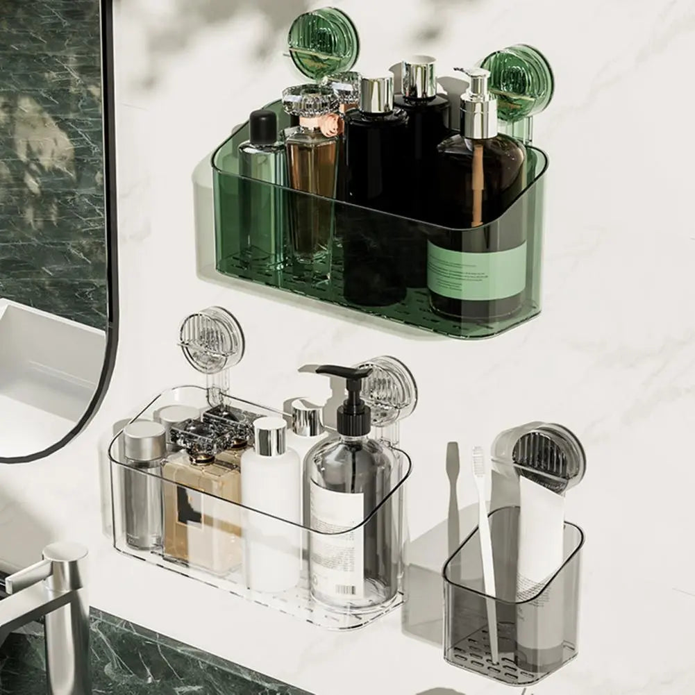 Strong Suction Quick Mini Bathroom Storage Rack