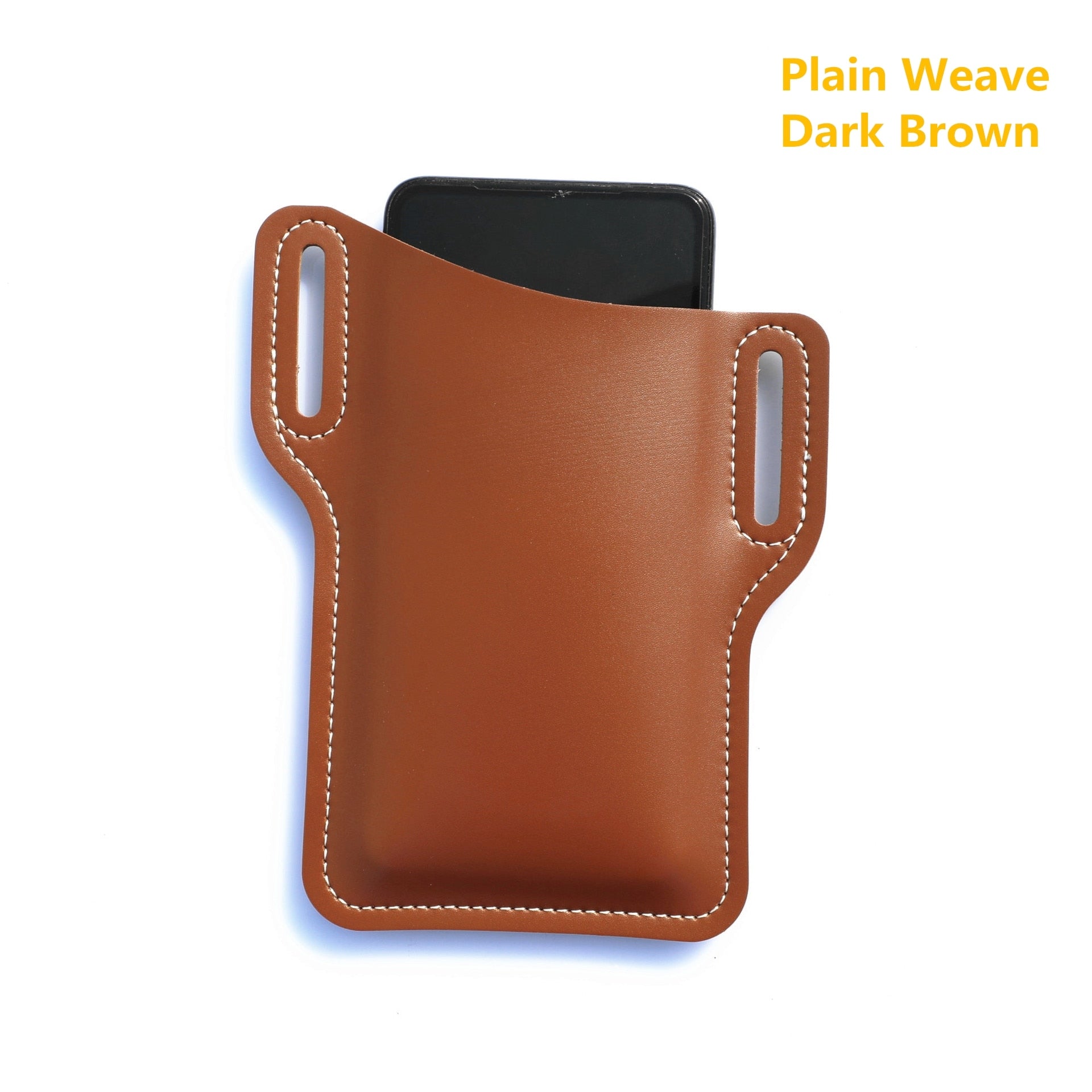 Retro Leather Waist Phone Holder