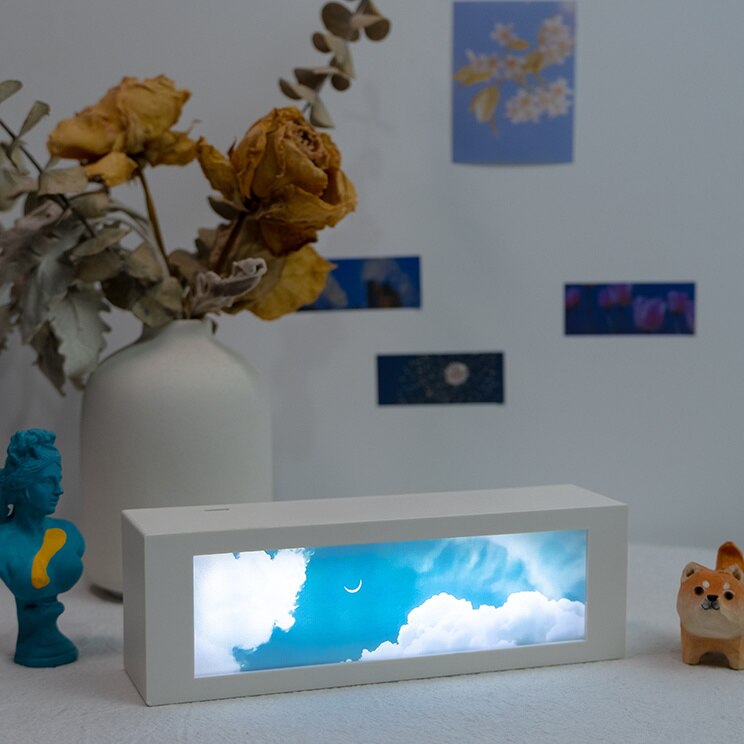 LED Cloudy Sky Rechargeable Night Lamp