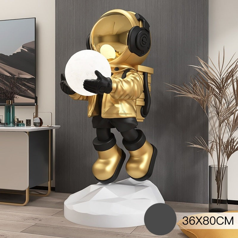 Creative Astronaut Statue Home Decor Lamp